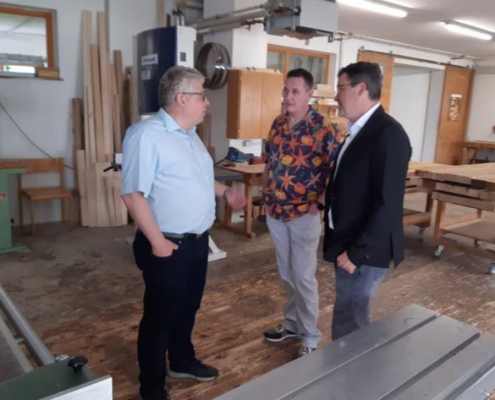 gespraech-obermeister Schreiner Obermeister