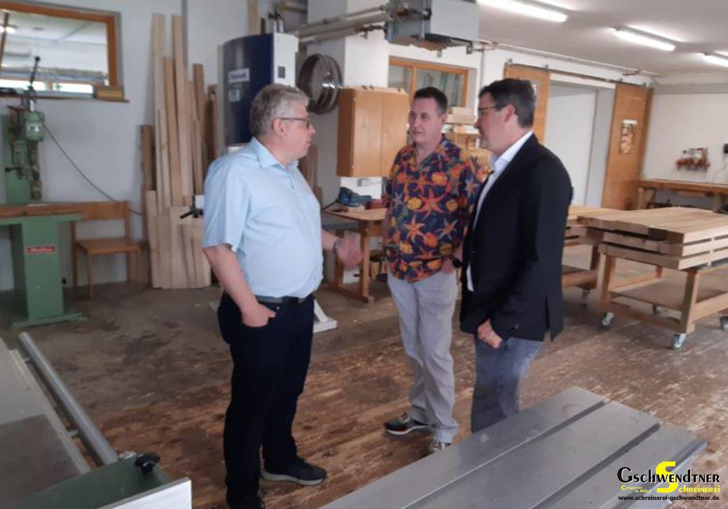 gespraech-obermeister Schreiner Obermeister