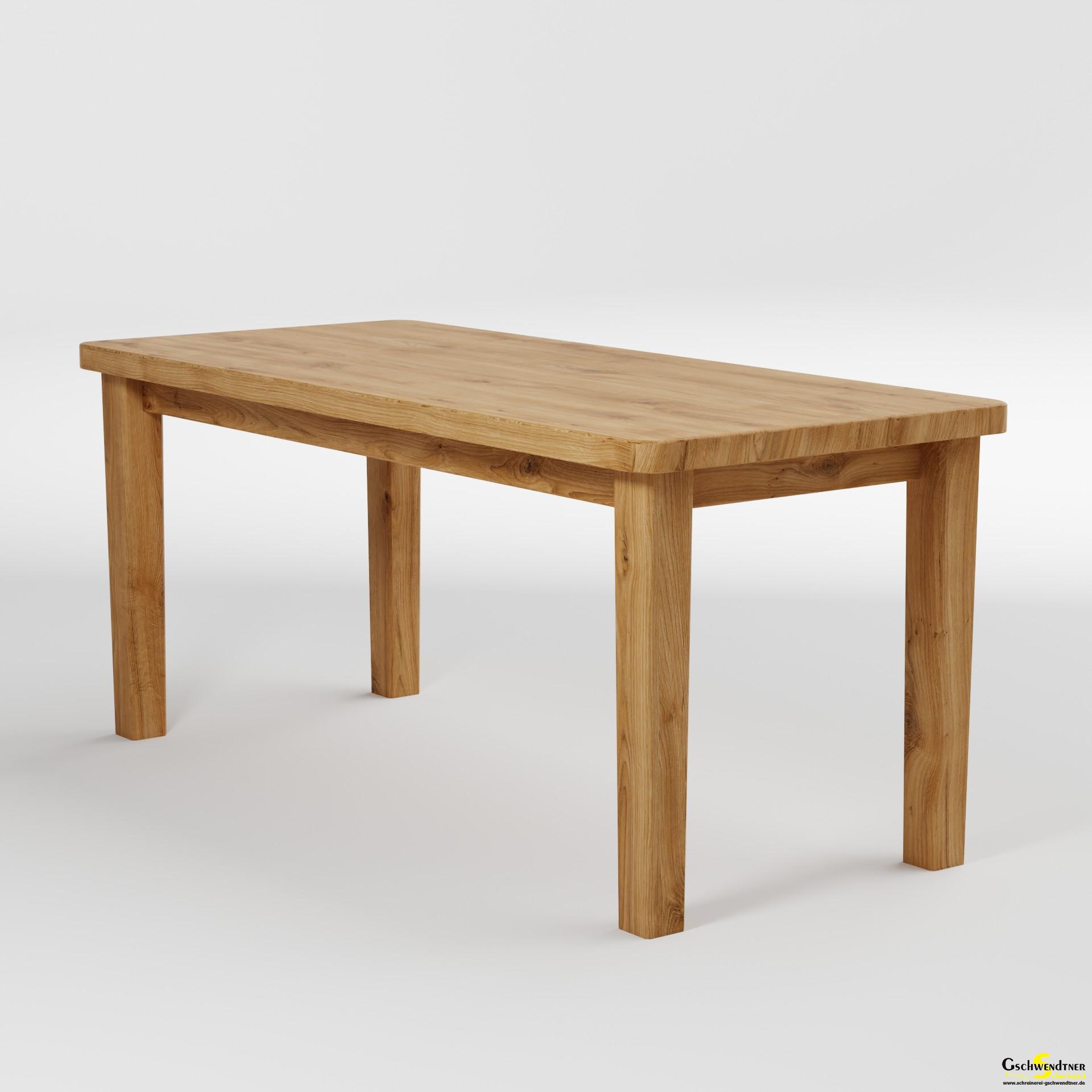 Tisch konisch rund Eiche