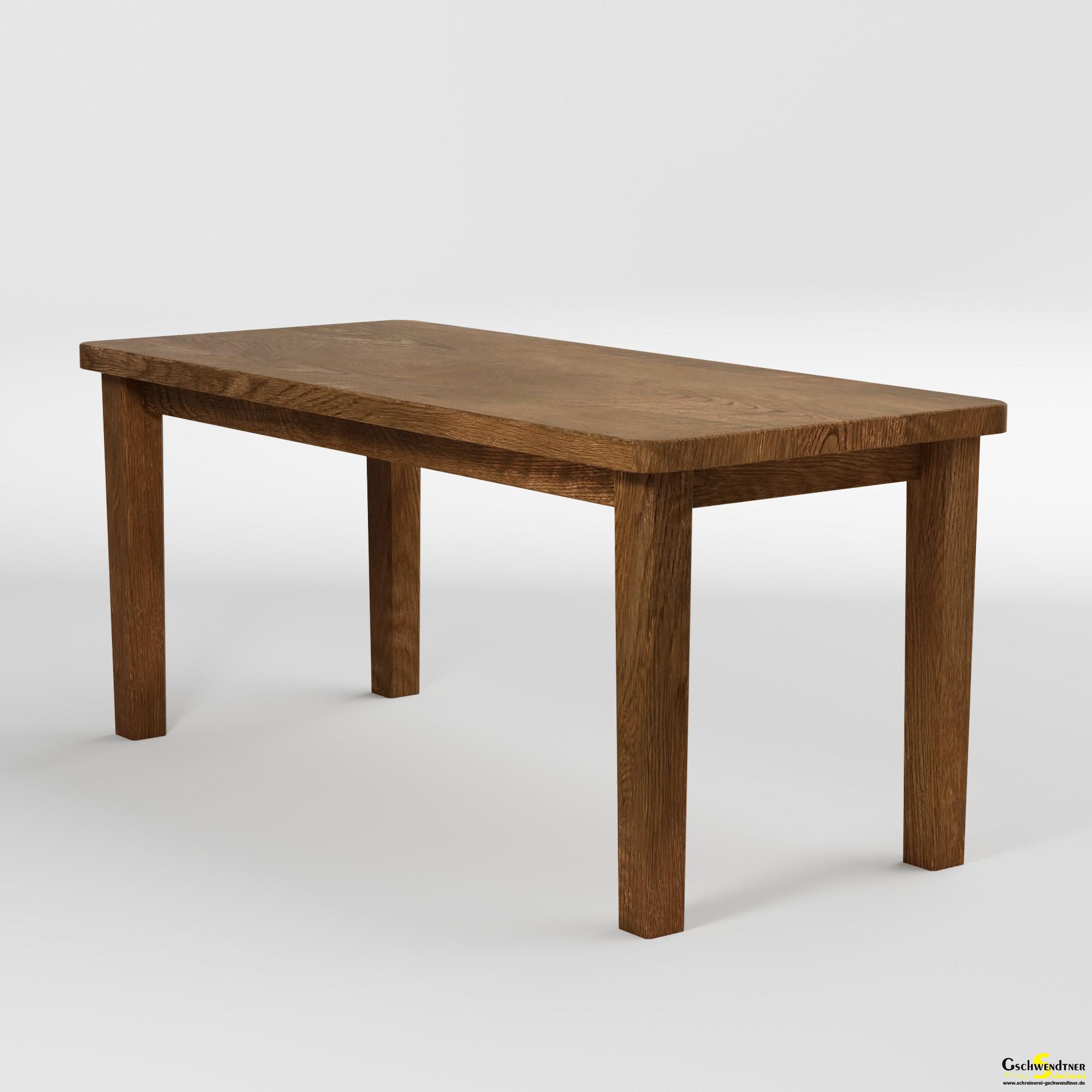 Tisch konisch rund Nuss