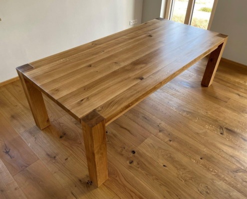 Massivholztisch Eiche