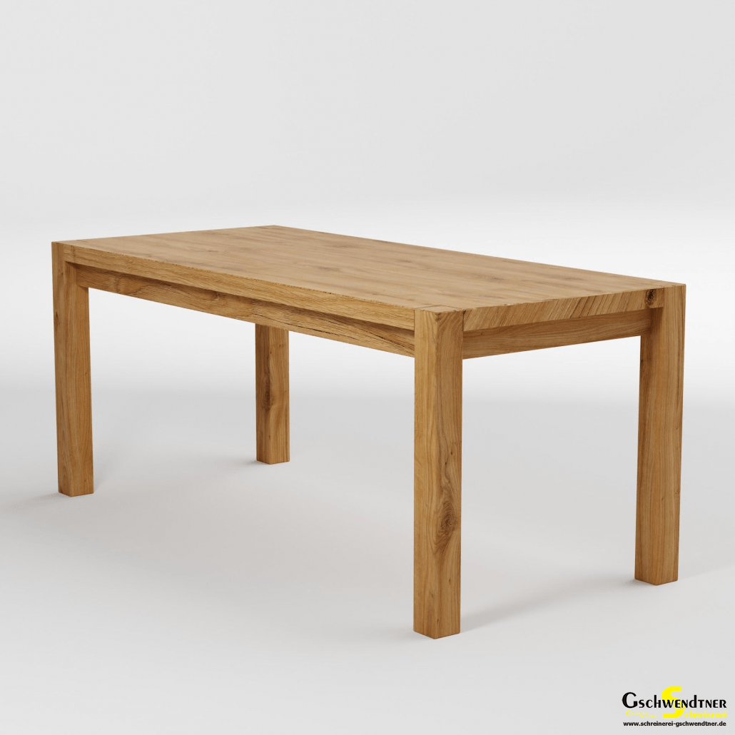 Esstisch aus Massivholz Eiche handgefertigt – L200xB100xH75cm | Zeitloses Design & Nachhaltigkeit